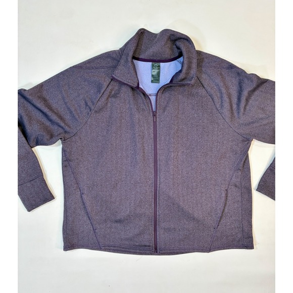 Champion Jackets & Blazers - Champion Women's XXL Full Zip‎ Jacket Herringbone Purple Athletic Wear